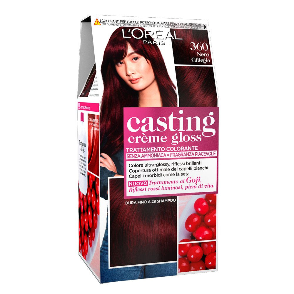 Farba do włosów Casting Creme Gloss bez amoniaku N360 Black Cherry Farba do włosów Naty Shop N360 Black Cherry 1 sztuka (1 szt.)