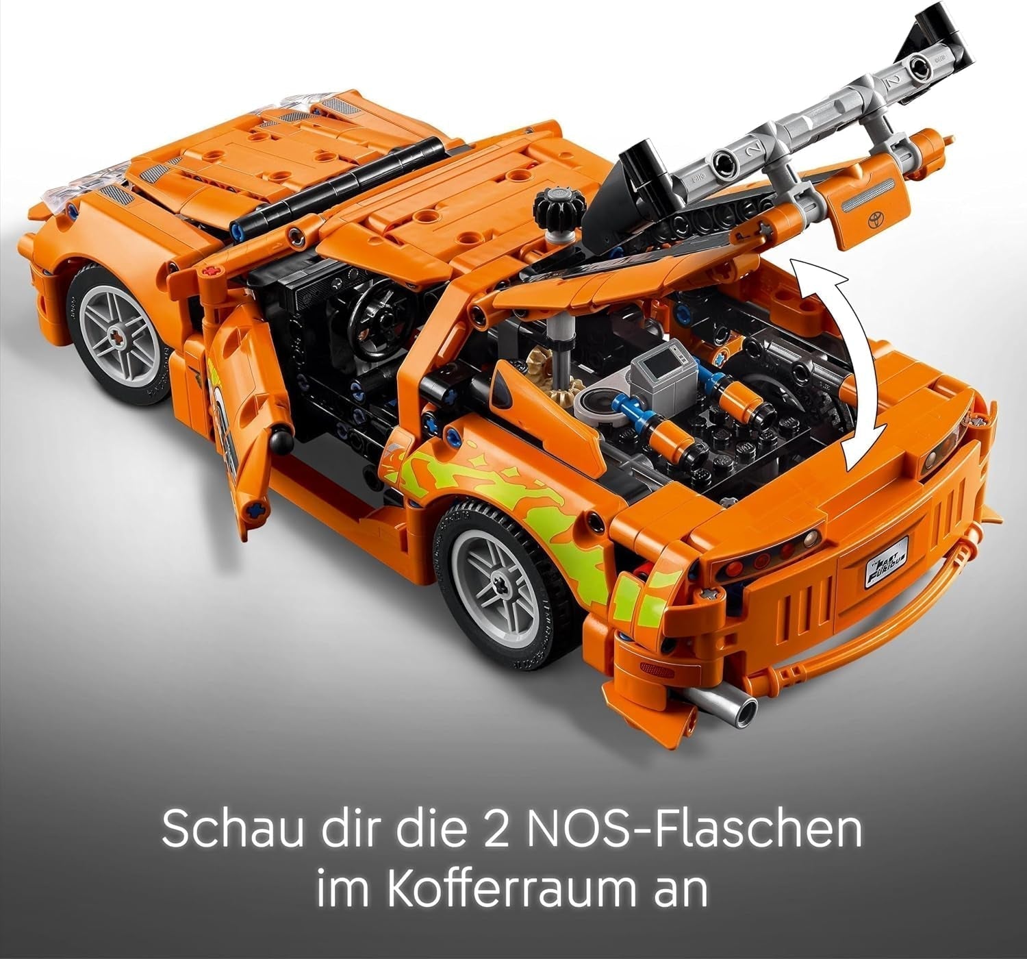 LEGO Technic Szybka i wściekła Toyota Supra MK4 - Autko - Z 6-cylindrowym silnikiem i otwieranymi drzwiami - Zestaw modeli dla chłopców i dziewcząt powyżej 9 lat - Pomysł na prezent urodzinowy 42204 Zestawy do budowania Beuche den LEGO-Store