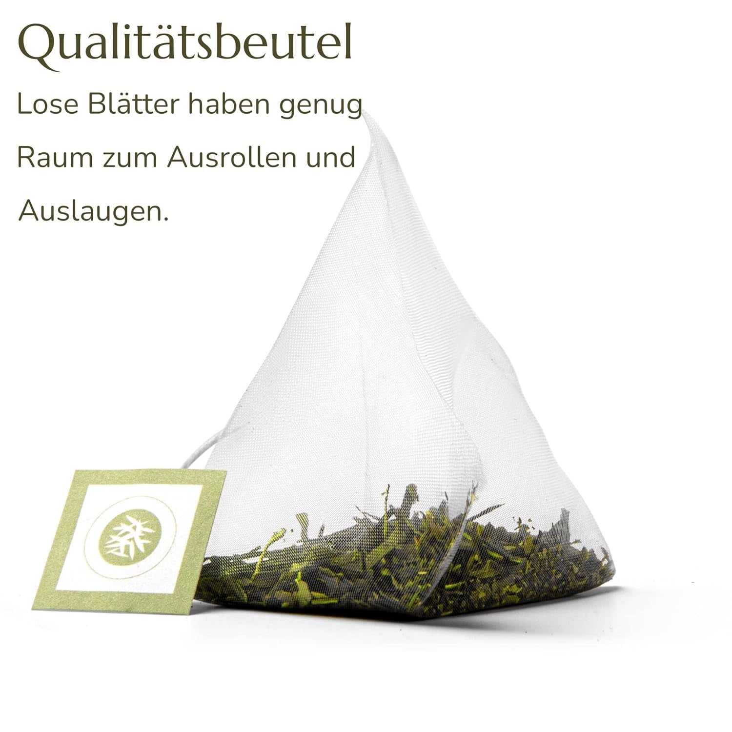 Anna'S Teapot Sencha Organiczna zielona herbata w saszetkach - Organiczna japońska zielona herbata 20 saszetek w kształcie piramidy w zamykanej torebce