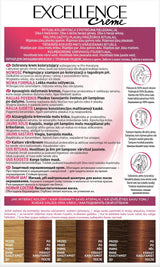 L'Oréal Paris Excellence 6.41 Farba do włosów - Jasnobursztynowy Brąz Naty Shop Farba do włosów