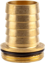 Dysza mosiężna Gardena: mosiężna złączka do zaworów stopowych i pośrednich, odpowiednia do węży 25 mm (1 cal) (7251-20)