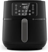 Philips 3000Er Airfryer XL - Technologia Rapid Air, smażenie do 90% mniej tłuszczu, pojemność 1,2 kg, 6,2 litra, ekran dotykowy Urządzenia Naty Shop Schwarz Połączenie bezprzewodowe 7,2 L