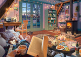 Schmidt Spiele 59655 W domku letniskowym, 1000 elementów Sekretne puzzle Puzzle Naty Shop