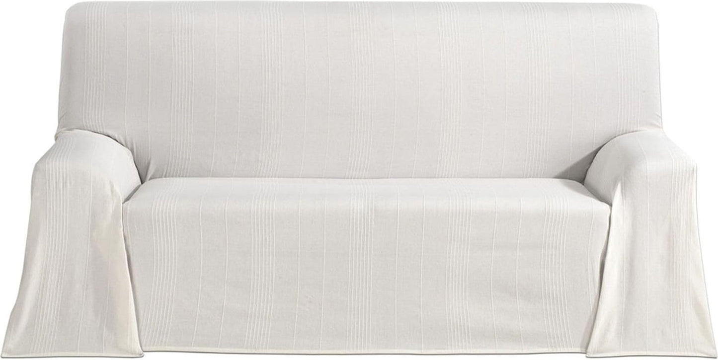 ECOMMERC3 wielofunkcyjna narzuta na łóżko, rozmiar 300 X 260 cm, na sofę lub łóżko, niebieska wielofunkcyjna narzuta, dekoracyjna na sofę, łóżko, sofę Narzuta, lekka i elegancka, niebieska Łóżka i koce Besuche den ECOMMERC3-Store Ekrü 180X260 Cm