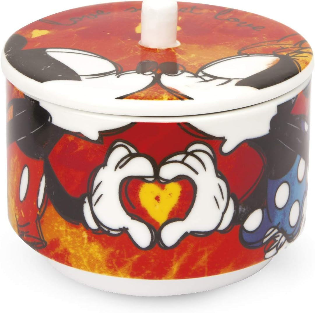 Egan, model Mickey Sweet Love, porcelana, czerwony PWM41/S