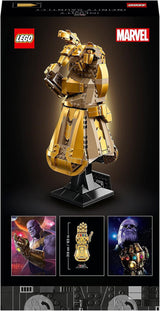LEGO 76191 Marvel Super Heroes Rękawica Infinity Rękawica Avengers Thanos Zestaw do budowania modeli dla dorosłych Fan Item Prezent dla mężczyzn Kobiety Her Him Zestawy do budowania Besuche w sklepie LEGO