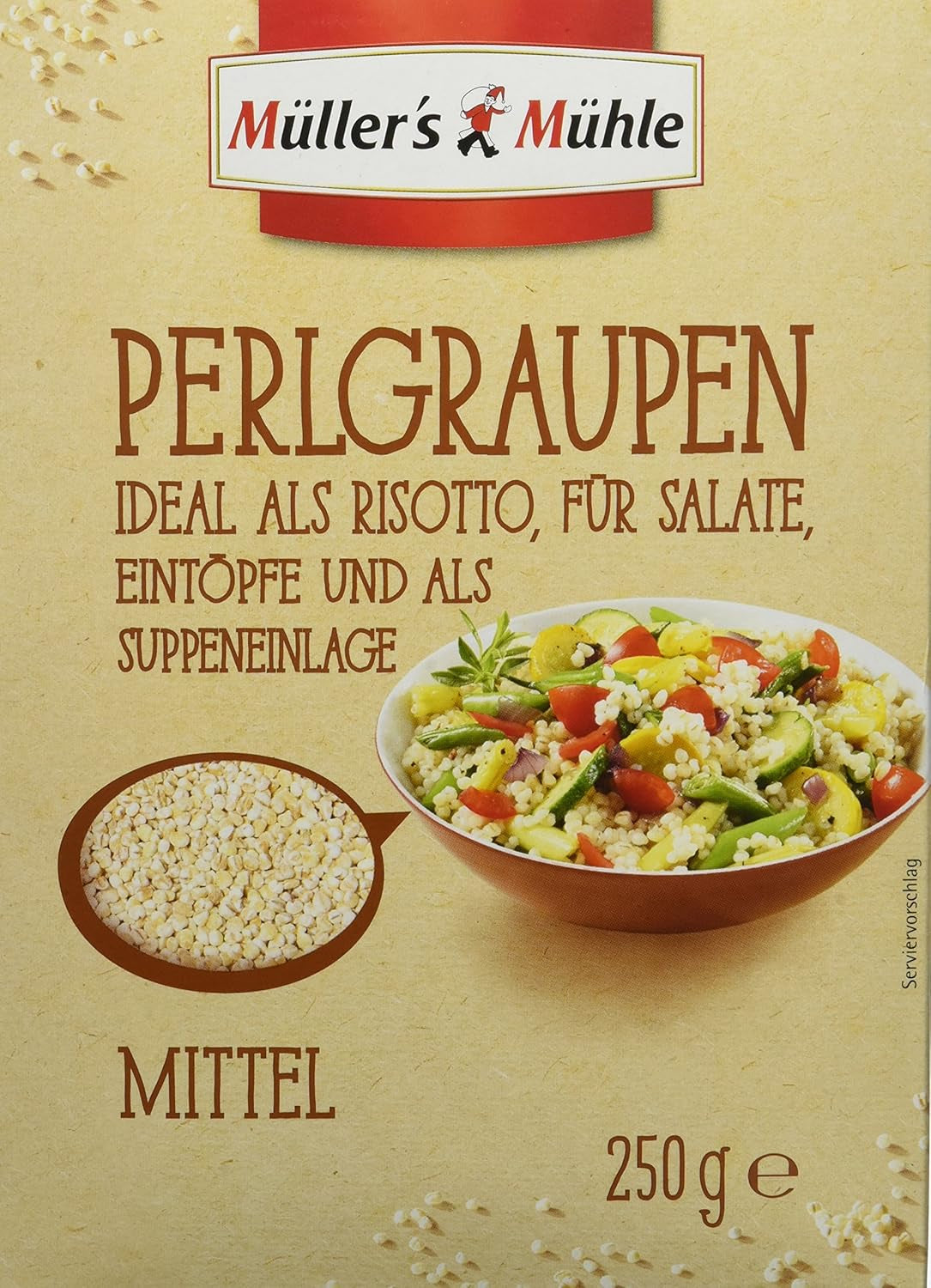 Kasza perłowa Müller's Mühle, 250g (opakowanie 5 szt.)