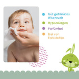 Cleanic Baby Eco Pure Water Chusteczki nawilżane – (1 x 50 szt.) Chusteczki nawilżane dla dzieci i niemowląt – bezzapachowe, spłukiwane, skóra wrażliwa – 50 szt.