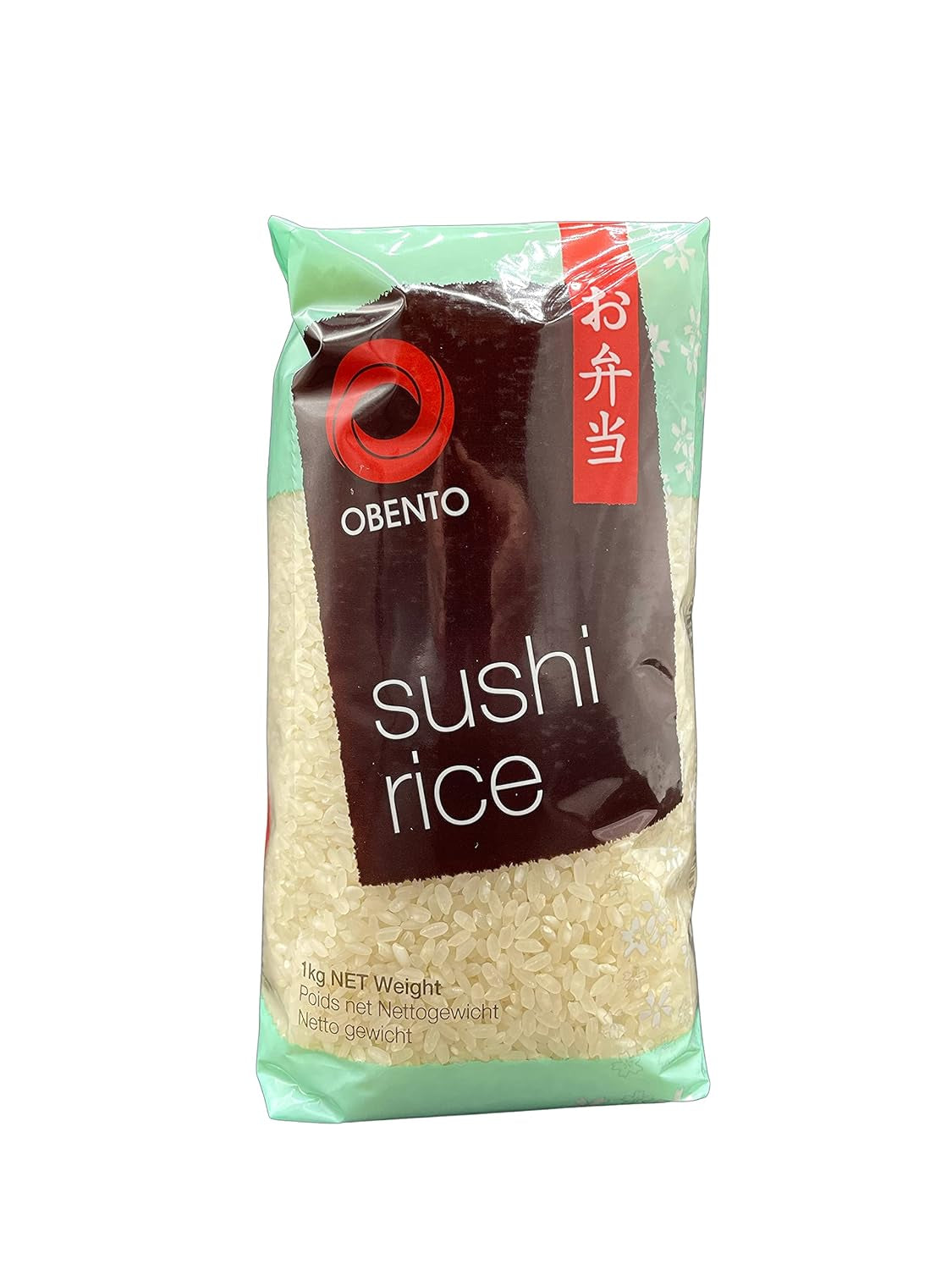 Ryż Sushi, ryż kleisty do bułek nori i innych japońskich specjałów sushi, 1 kg (1 opakowanie)