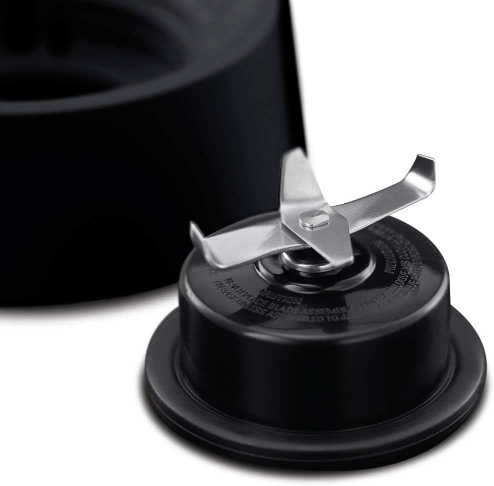 Mikser stojący Russell Hobbs [1,5 l szkła] Matt Schwarz (silnik Starker 0,9 PS, funkcja impulsu/kruszenia lodu, Edelstahlmesser, mikser Bpa-Frei, Elektrischer Zerkleinerer, urządzenie do robienia smoothie) 24722-56 Kitchen Naty Shop