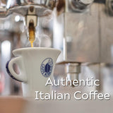Kompostowalne podkładki Kaffeepads Caffè Borbone, niebieskie Kaffeemischung - 50 podkładek - Kompatybilne z papierowymi podkładkami ESE System 44 mm