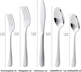 Zestaw sztućców Kitchenboss dla 6 osób: Zestaw sztućców 20 lub 30 sztuk Kitchen Naty Shop
