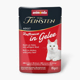 animonda Vom Feinsten Adult Raffinese Katzenfutter w Gelee, Mixpack vom Land (12 x 85 g), Nassfutter z tauryną i witaminą D3, ohne Zusatz von Zucker, Soja i Getreide