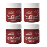 Półtrwała koloryzacja włosów Sposób użycia pudełko 100 ml 4 opakowania (Pillarbox Red) Farba do włosów Naty Shop Pillarbox Red 400 ml (1 opakowanie)
