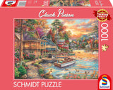Schmidt Spiele 58553 Chuck Pinson, Złoto wieczornego brzegu, układanka 1000 elementów Puzzle Naty Shop Domyślny tytuł