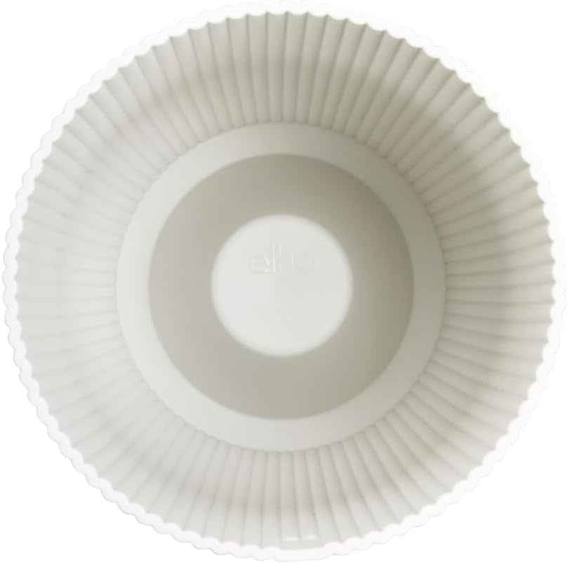 elho Vibes Fold Orchid High 12,5cm - Doniczki do storczyków do wnętrz - Doniczki do wnętrz - 100% plastiku pochodzącego z recyklingu - Biały/Jedwabiście biały
