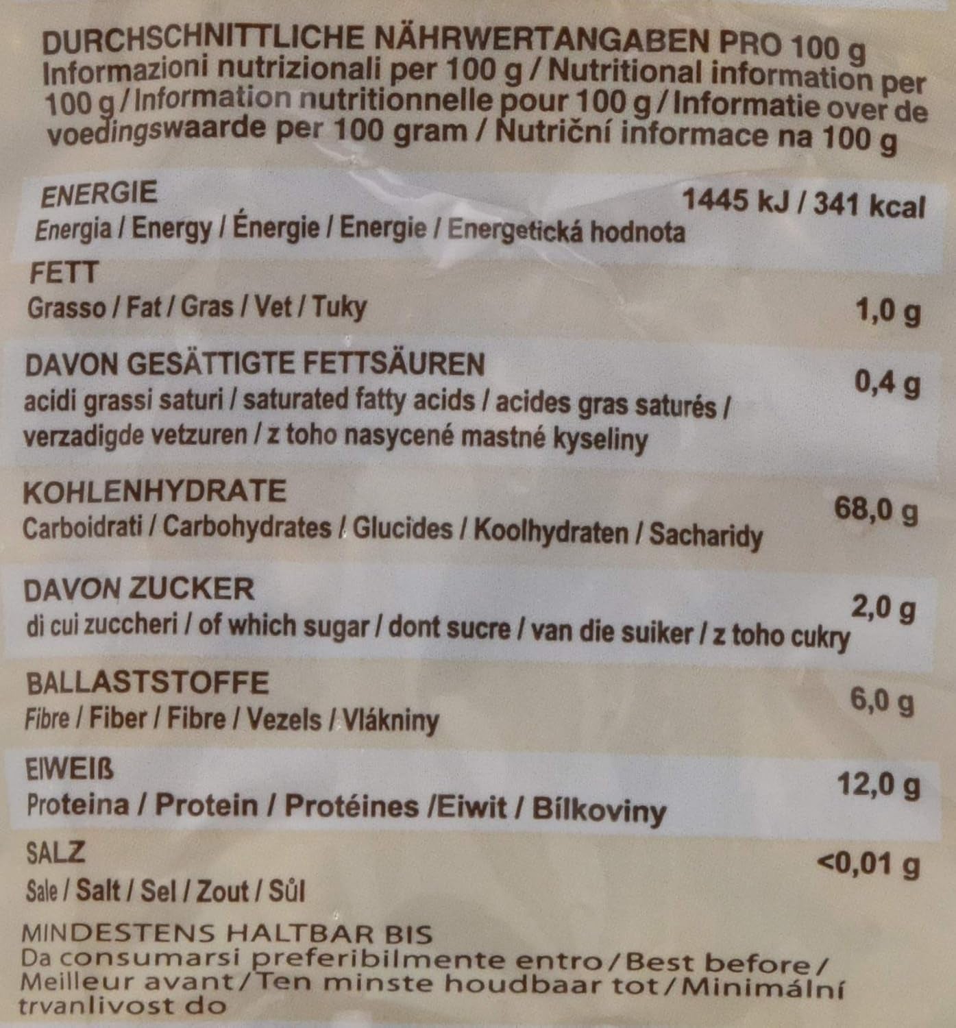 Makaron razowy, spirale, opakowanie 10 szt. (10 x 500 g)
