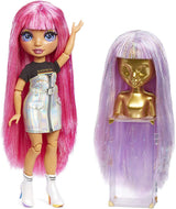 Rainbow High 571049 Fashion Studio - Ekskluzywna lalka z ubrankami, akcesoriami i 2 błyszczącymi perukami - Stwórz ponad 300 strojów!