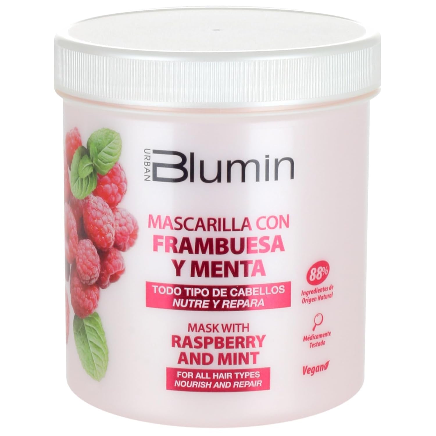 Urban Raspberry Mint Oil Mask do włosów 700ml Naty Shop Maska do włosów Domyślny tytuł
