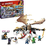 LEGO NINJAGO Egalt Zestaw smoczego mistrza ninja ze smoczą zabawką i 5 figurkami, w tym Lloydem i NYA, smoczym mistrzem, prezent dla chłopców i dziewcząt od 8 lat 71809 Zestawy do budowania Beuche den LEGO-Store Single