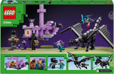 LEGO Minecraft Smok końca i statek końcowy Zestaw zabawkowy i odkrywczy Gra wideo Zestaw do budowania Zestaw przygodowy dla chłopców i dziewcząt w wieku 8 lat 21264 Zestawy do budowania Zobacz sklep LEGO