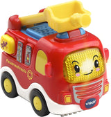 Vtech TUT TUT Baby Flitzer - Policja - Od 1-5 lat & TUT TUT Baby Flitzer - Wóz strażacki - Autko z muzyką, przyciskiem świetlnym, zdaniami i ciekawymi dźwiękami - Od 1-5 lat Baby Toys Naty Shop