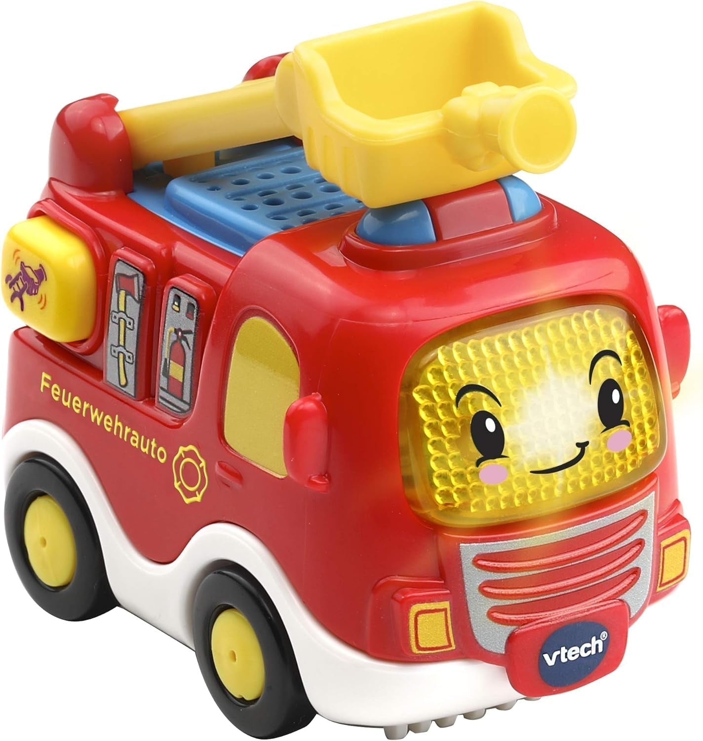 Vtech TUT TUT Baby Flitzer - Garaż, kolorowy, 66,6 x 75,3 x 45,1 cm & TUT TUT Baby Flitzer - Wóz strażacki - samochodzik z muzyką, przyciskiem świetlnym, zdaniami i ciekawymi dźwiękami Bebe Toys Naty Shop