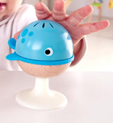 Zestaw grzechotek z przyssawką Hape | Trzy zwierzęta z elementami gryzaka, żółwia, ośmiornicy i wieloryba | Zabawka edukacyjna od 0 miesiąca życia Bebe Toys Naty Shop