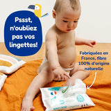 - Rozmiar pieluszki 4+ 9-20 kg – Ökologische Babywaidern – natürliche Babypflege, hipoallergen, ohne Parfüm und auslaufsicher – hermestellung we Francji – 126 pieluszek jednorazowych – 1 miesiąc
