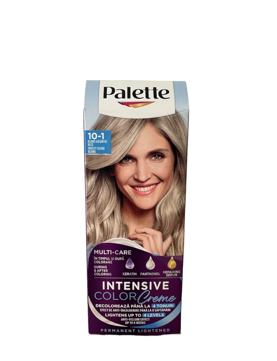 PALETTE Intensive Color Creme Farba do włosów farba do włosów kremie C10 Frosty Silver Blond Farba do włosów Naty Shop Domyślny tytuł