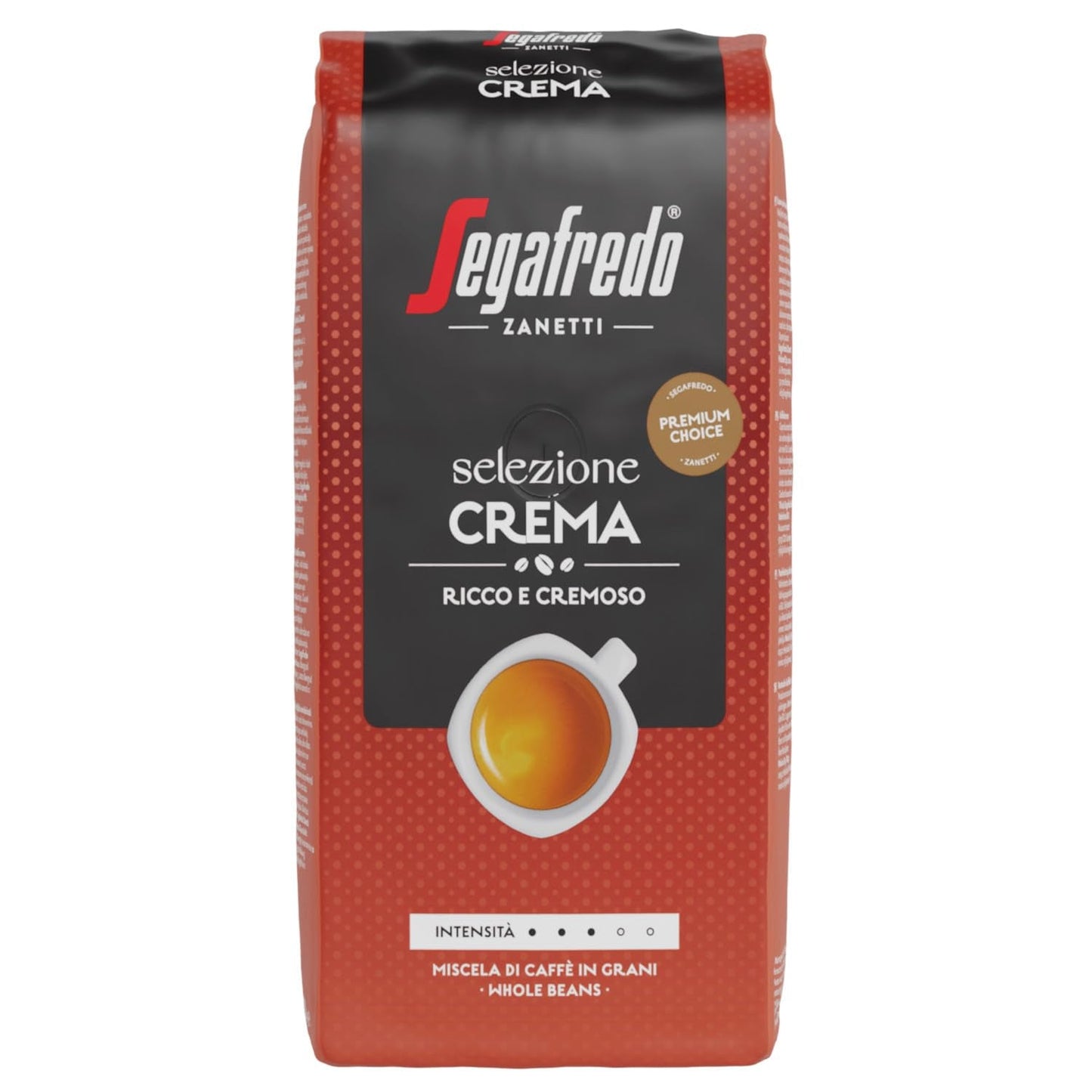 Segafredo Zanetti Selezione Fasola kremowa, opakowanie 6 sztuk (1 x 1 kg)