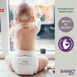 Pieluchy Bambo Nature dla niemowląt, rozmiar 4 (7-14 kg), 144 szt., opakowanie miesięczne | Pieluszki Premium ze zwiększoną ochroną przed wyciekami | Najwyższy komfort i swoboda dla aktywnych dzieci | Pieluszki testowane dermatologicznie