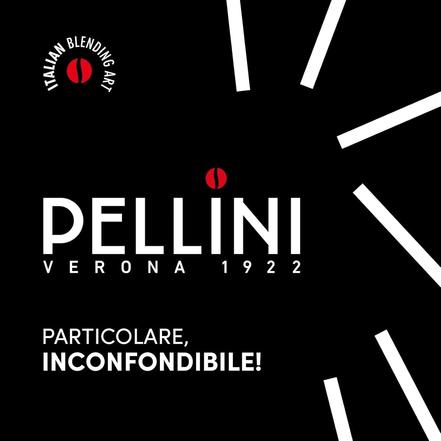 Pellini N.82 Vivace, Kaffeebohnen für Espresso 1 kg, Arabica i Robusta-Mischung mit Kräftigem und Ausgefungem Gesmack, Mittlere Röstung