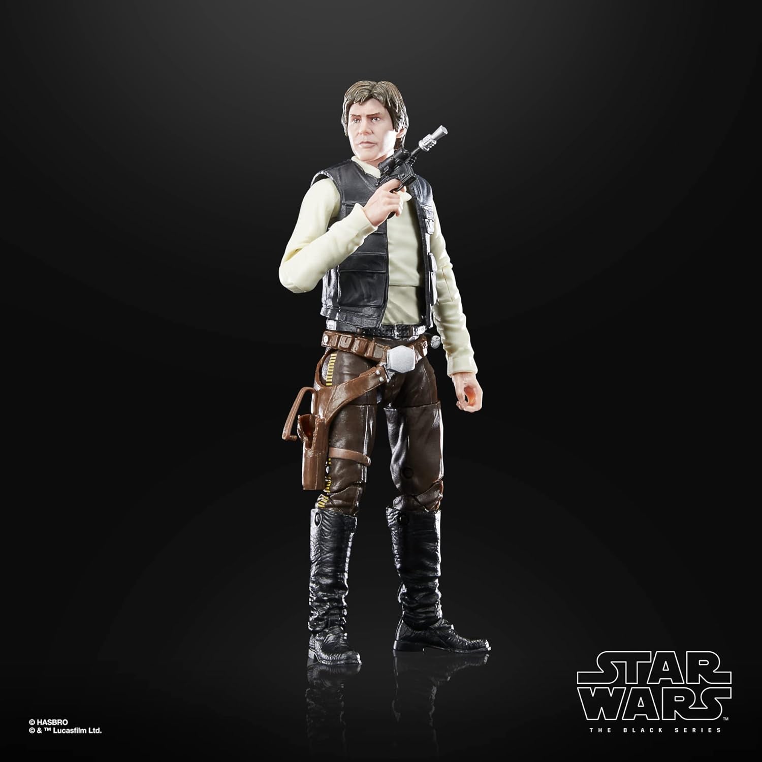 Han Solo z czarnej serii Star Wars, wysokość 15 cm Figurka Zu Wars: Powrót rycerza Jedi Figurki Naty Shop