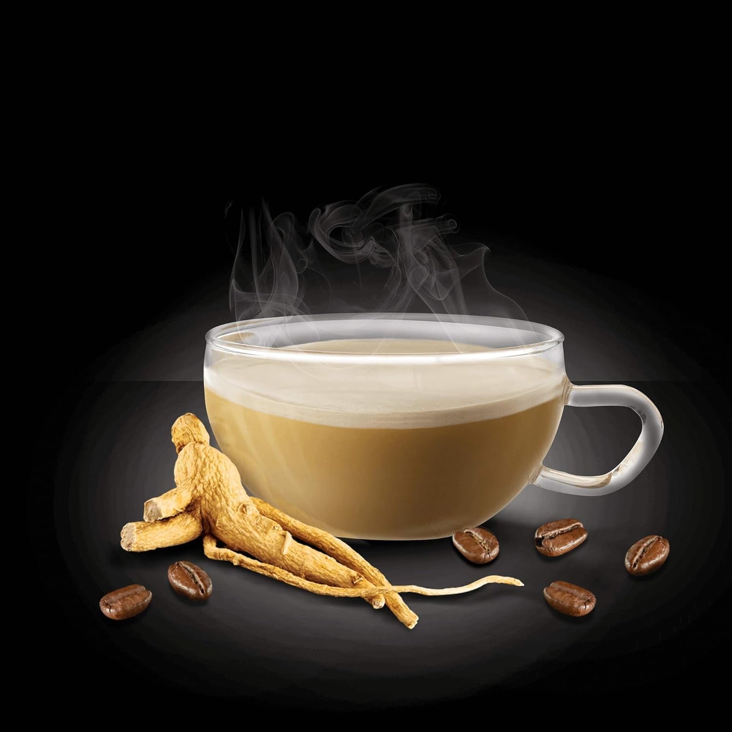 - 1 Verpackung mit 500 Gr Ginseng mit Brauner Canhrzucker-Löslichem Kaffeepulver zum Süßen, Ideal zum Adden zu Heißem Wasser, Glutenfrei, Laktosefrei und Gentechnikfrei