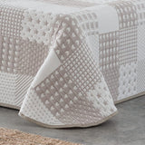 VIALMAN Colcha Bouti Ligera Narzuta Sofia 21, poliester bawełna, beżowy, Cama 150: 250 x 270 cm Łóżka i koce Besuche den VIALMAN-Store