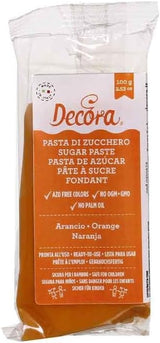 0310172 POMARAŃCZOWY FONDANT 100 G Pasta cukrowa Naty Shop Domyślny tytuł