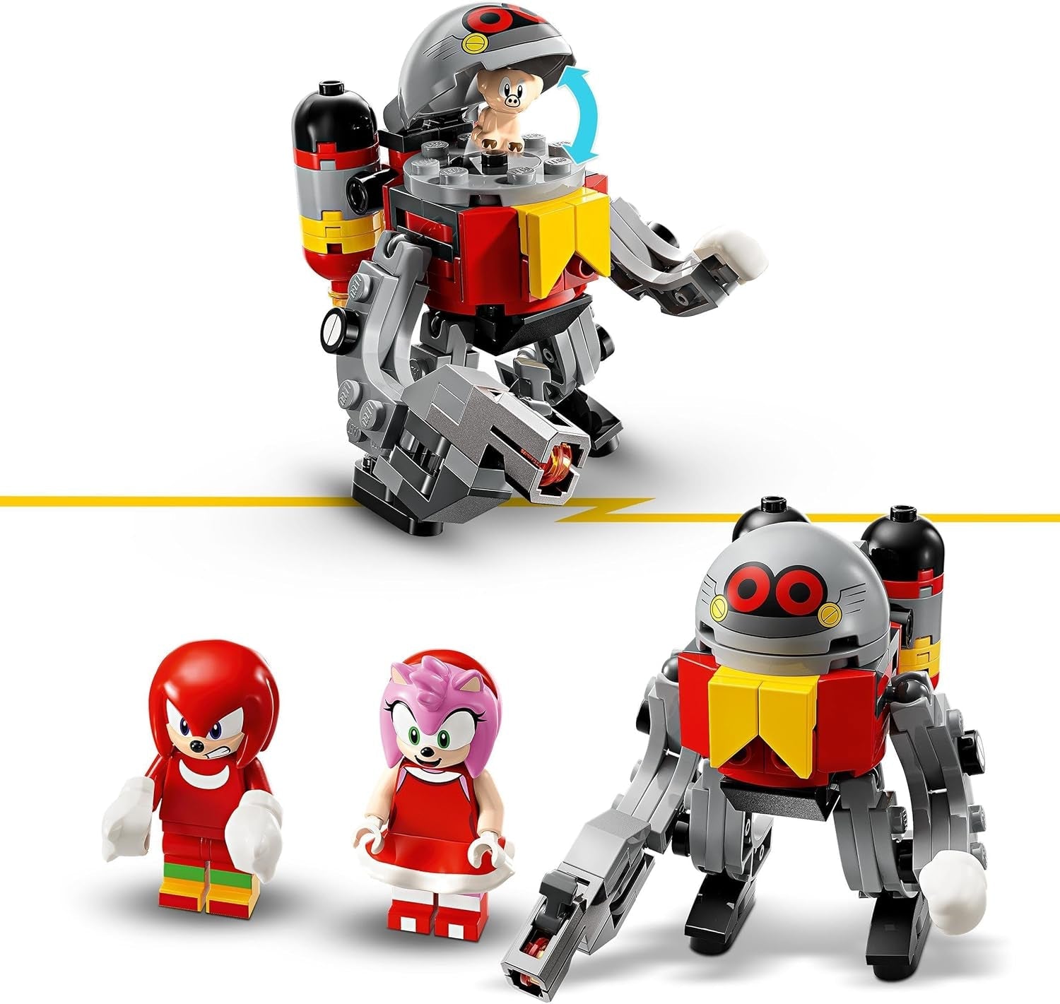 LEGO Sonic the Hedgehog Knuckles And The Shrine Of Master Emerald Zabawka kolekcjonerska Prezent dla graczy Zestaw przygodowy do budowania dla chłopców i dziewcząt w wieku 8 lat 76998 Zestawy do budowania Kup w sklepie LEGO