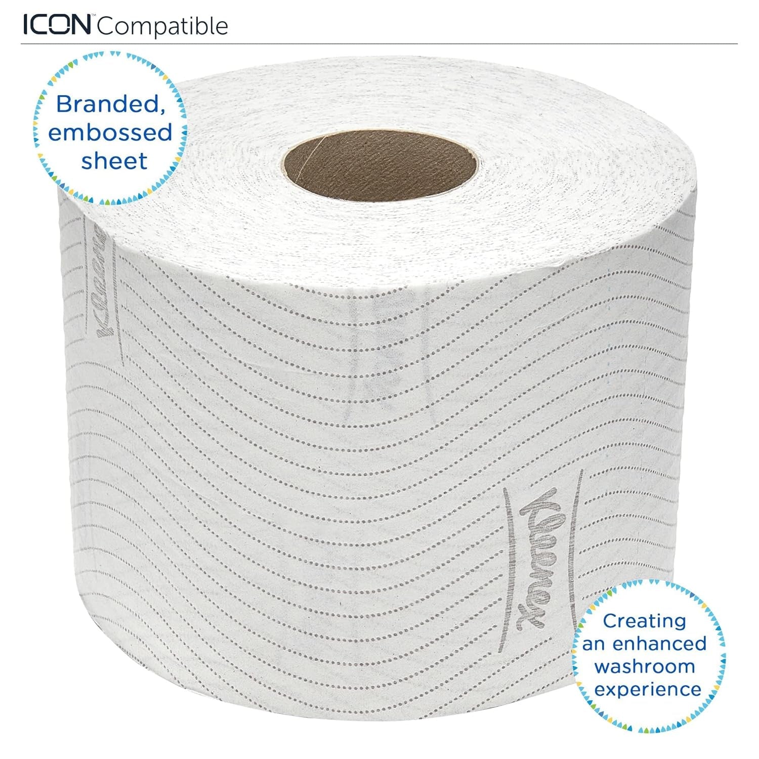 Papier toaletowy Kleenex Standard Roll 8441 – 2-warstwowy papier toaletowy – 6 opakowań po 6 rolek x 600 arkuszy każda, biały (łącznie 36 rolek/21 600 arkuszy)