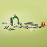 LEGO DUPLO Tunel i tory kolejowe — zestaw rozszerzający, prezent dla małych dzieci, zachęca do zręczności, zestaw dla fanów pojazdów od 2 lat, kreatywna zabawka edukacyjna 10425 Zestawy do budowania Besuche den LEGO-Store