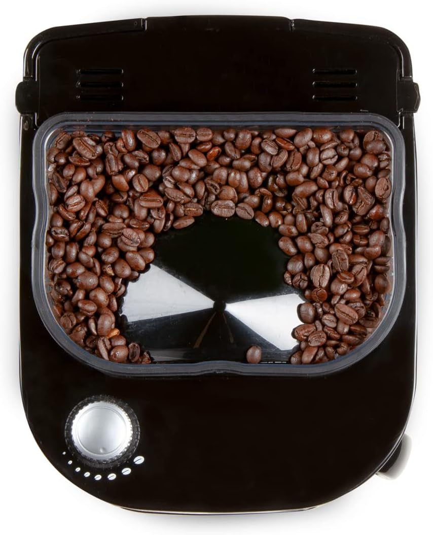 Ekspres DOMO DO721K „Grind and Brew” - Funkcja od ziarna do filiżanki - Wyświetlacz LCD - Do kawy mielonej lub całych ziaren - 1,5 L