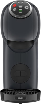 NESCAFÉ Dolce Gusto Genio S Plus firmy Krups, kompaktowy ekspres do kawy na kapsułki, pojemność 0,8 litra, 1500 W, automatyczne ostrzeganie o odkamienianiu, gwiezdna szarość, KP340B