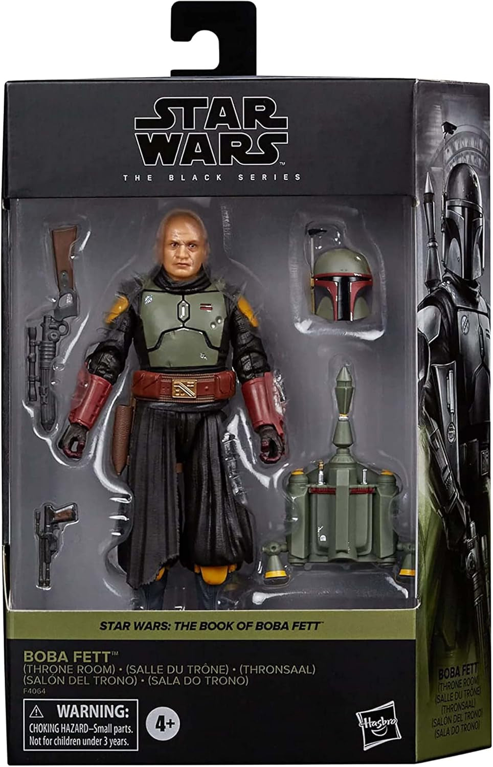 Star Wars Hasbro Black Series Boba Fett (sala tronowa): Księga Boby Fetta Figurka kolekcjonerska, dla dzieci w wieku powyżej 4 lat, wiele, figurki o wysokości 15 cm Naty Shop