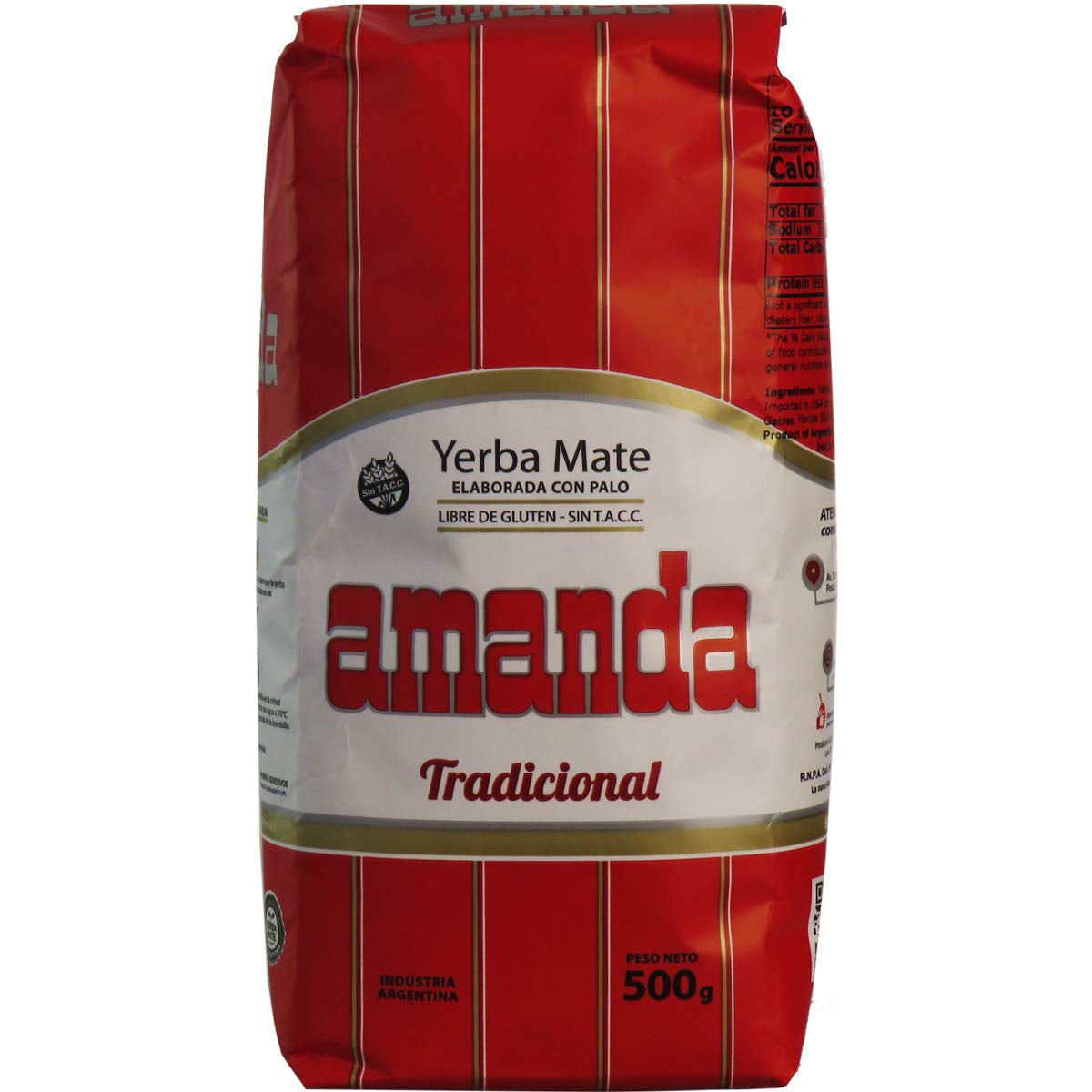 Elaborada Herbata Yerba Mate 500G | Tradycyjna herbata Mate | Herbata Yerba Mate Elaborada Con Palo Liście luzem 0,5 Kg