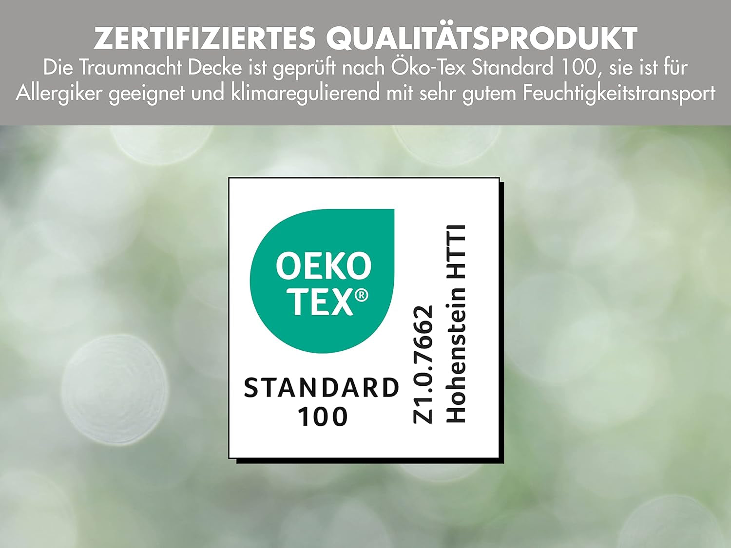 Koc energooszczędny Traumnacht - Wyjątkowo ciepły koc zimowy o gramaturze 1685 g, 100% mikrofibra, można prać w 60 stopniach, 135X200 cm, posiada certyfikat Oeko-Tex, wyprodukowany zgodnie z niemiecką normą jakości. Narzuty i kołdry Naty Shop