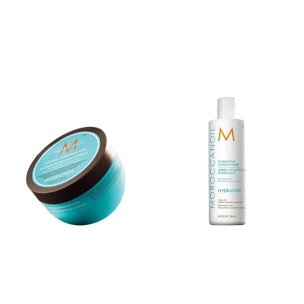 Moroccanoil intensywnie nawilżająca maska Naty Shop maska do włosów 250ml Opakowanie z nawilżającą odżywką