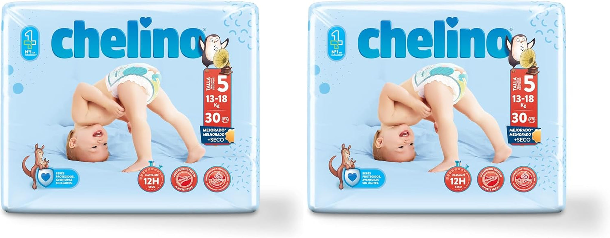 Pieluchy Indas Fashion & Love, Junior T 5 dla 13-18 kg, (30 sztuk)