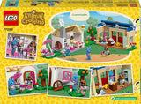 Zestaw LEGO Animal Crossing Nook's Shop i Sophie's House, kreatywna zabawka dla dzieci z 2 minifigurkami z serii gier wideo, prezent dla dziewcząt i chłopców od 7 lat 77050 Zestawy do budowania Besuche den LEGO-Store