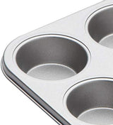Kitchencraft Blacha do pieczenia muffinów z powłoką nieprzywierającą, mieszcząca 12 babeczek, formy i tace do pieczenia o wymiarach 35 cm x 27 cm Naty Shop