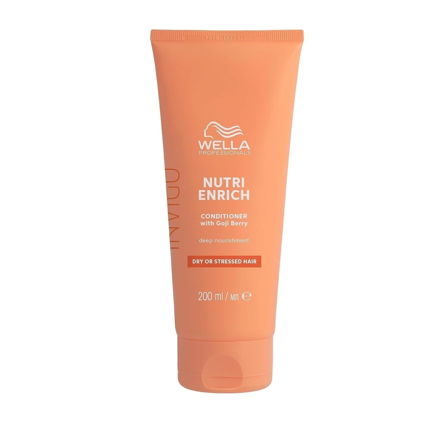 Wella Professionals Invigo Nutri Enrich - nawilżająca pielęgnacja do włosów zniszczonych - odżywka, maska i odżywka z witaminą E, pantenolem i migdałami - przeciw puszeniu się i dla żywych loków Maska do włosów Naty Shop Odżywka 200ml